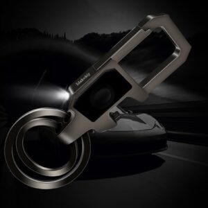 Idakekiy Key Chain LED Light and Bottle Opener with 2 Key Rings Car Key Chain for Men and Women