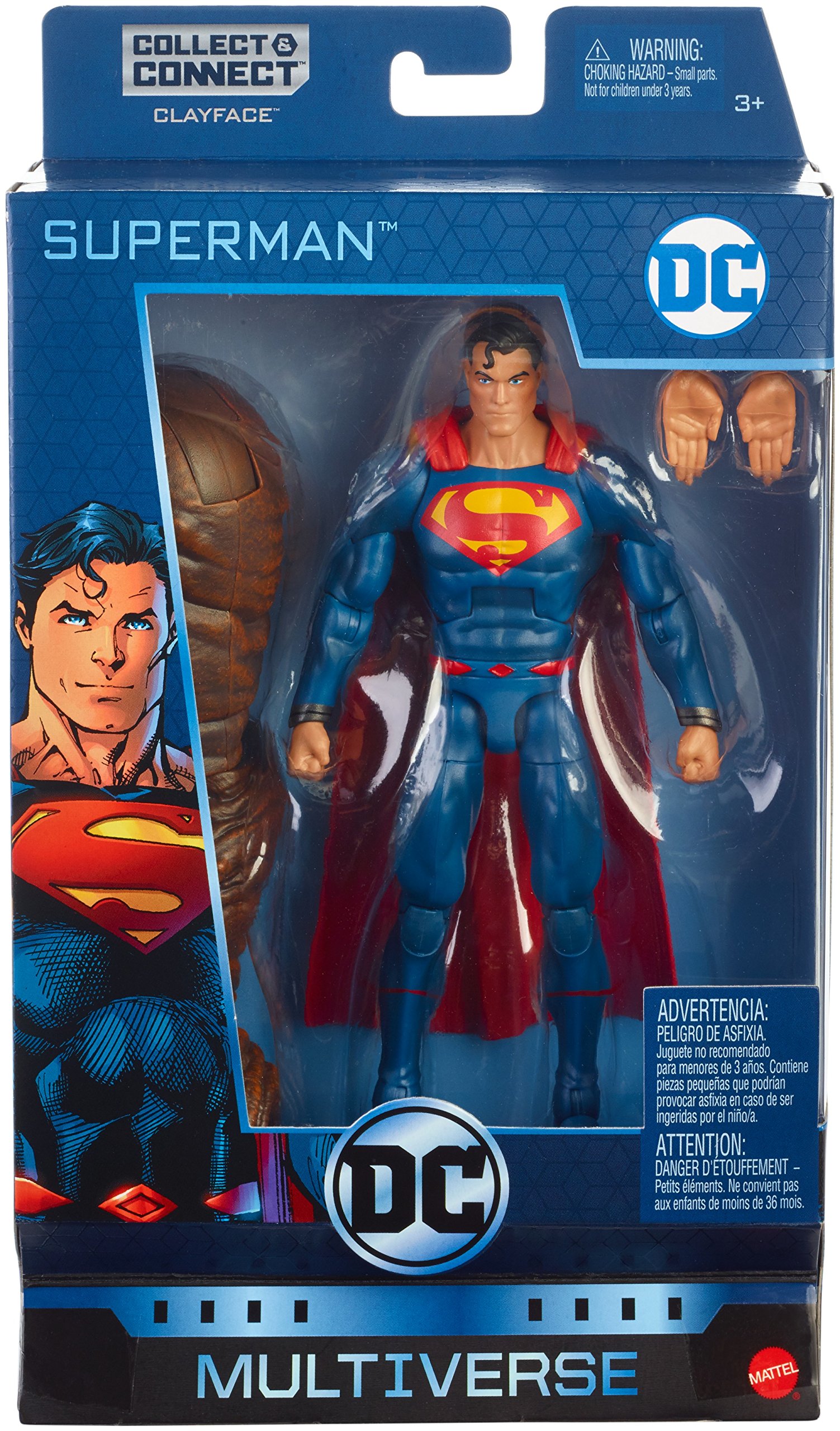 Mattel DC Comics Multiverse Rebirth Superman Figure, 6"