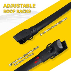 AUXMART Roof Rack Cross Bars Aluminum Rooftop Rail Bars Compatible for Toyota Sienna 2011-2020 Luggage Rack Cargo Carrier OE Style 1 Pair