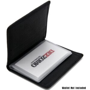 DEEZOMO SET OF 2 Wallet Inserts Replacement 6 Page Card Holder for Bifold or Trifolds Wallet