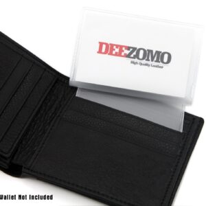 DEEZOMO SET OF 2 Wallet Inserts Replacement 6 Page Card Holder for Bifold or Trifolds Wallet