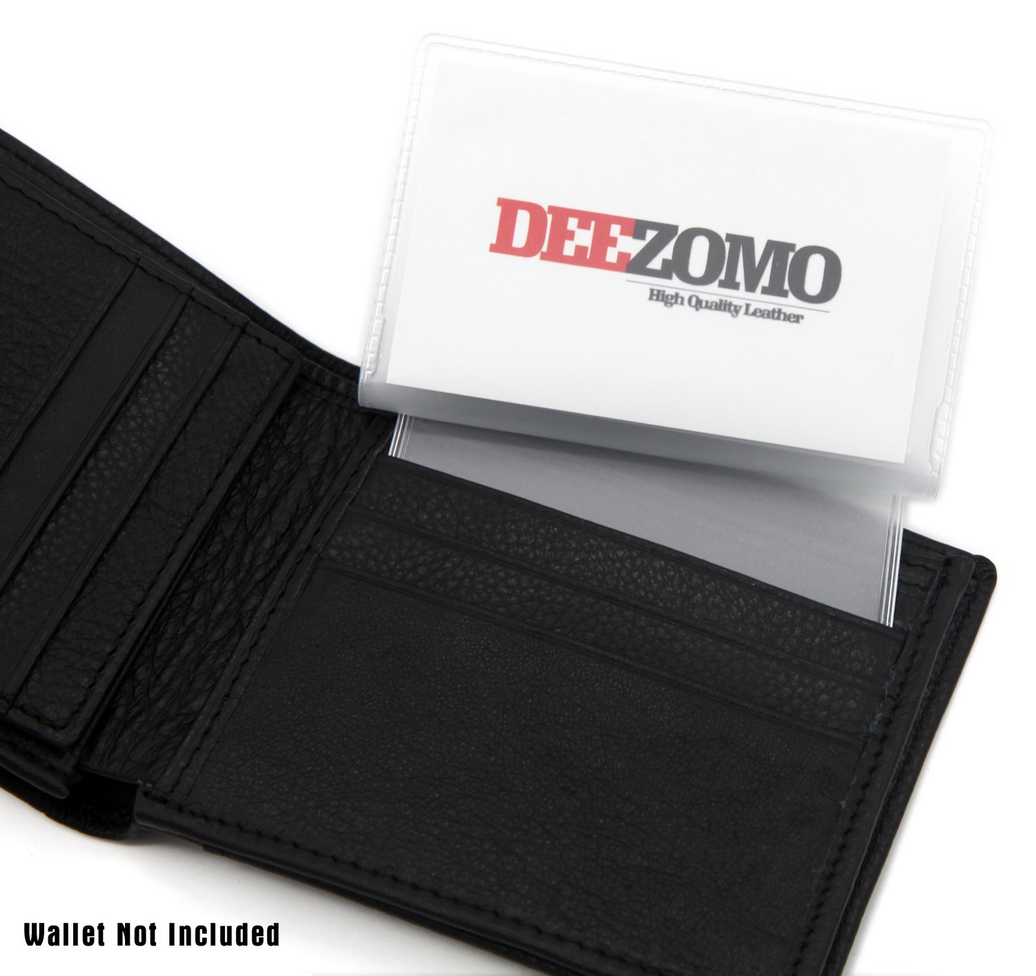 DEEZOMO SET OF 2 Wallet Inserts Replacement 6 Page Card Holder for Bifold or Trifolds Wallet