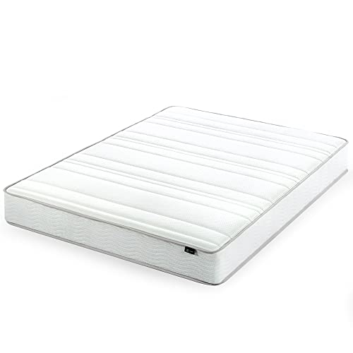 ZINUS 10 Inch Foam and Spring Mattress, Twin, CertiPUR-US Certified Foams, Mattress in A Box, White