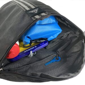 Seattle Sports Vinyl Coated Mesh Deck Bag for SUPs and Kayaks, Black