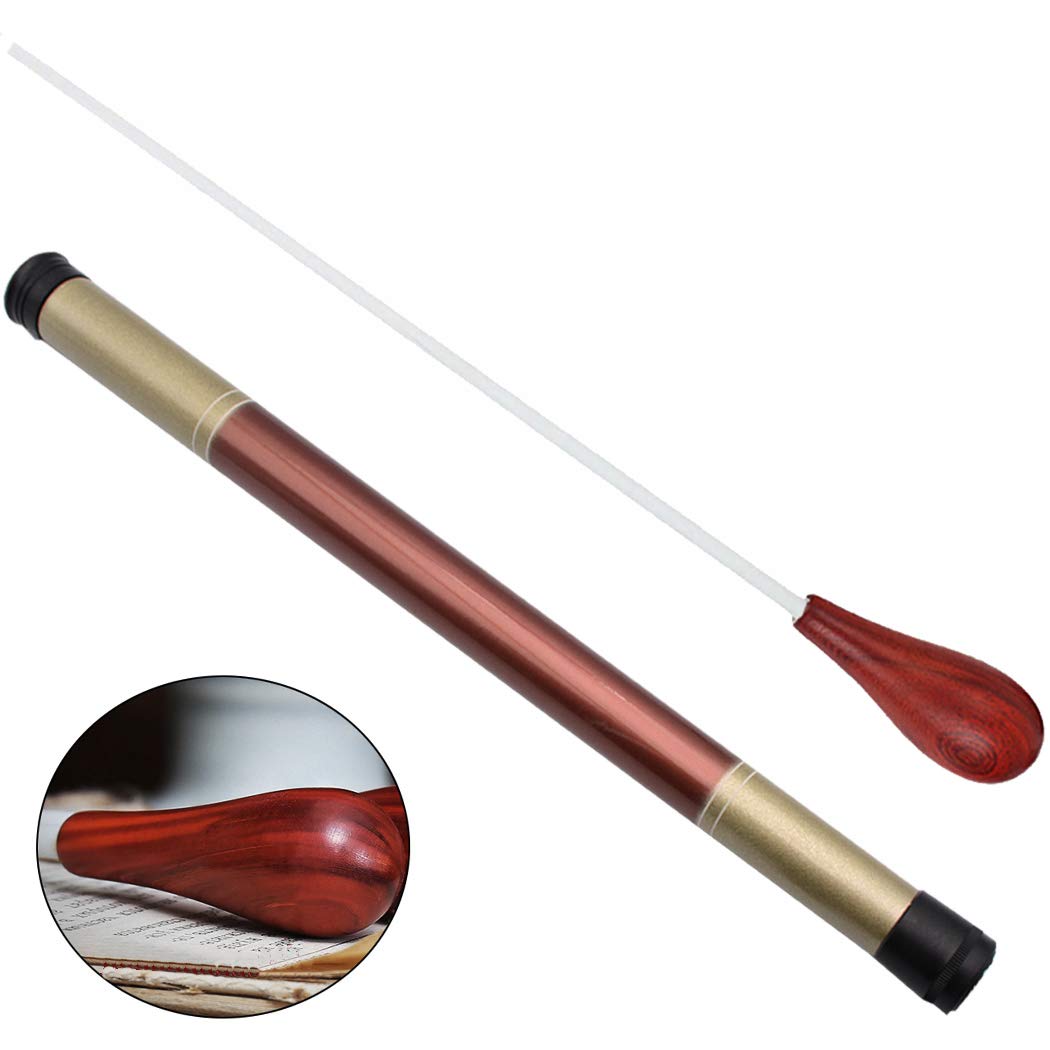 Music Baton Conducting Baton Orchestra Baton wood Handle (Rosewood Handle)