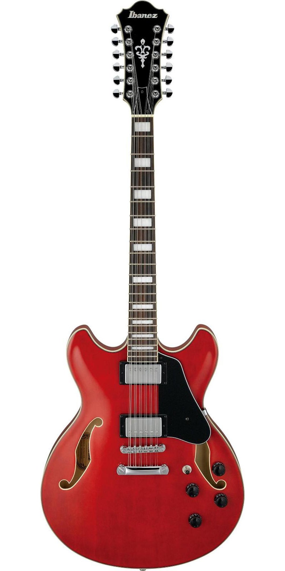 Ibanez Artcore AS7312 Semi-Hollow 12-String - Transparent Cherry Red