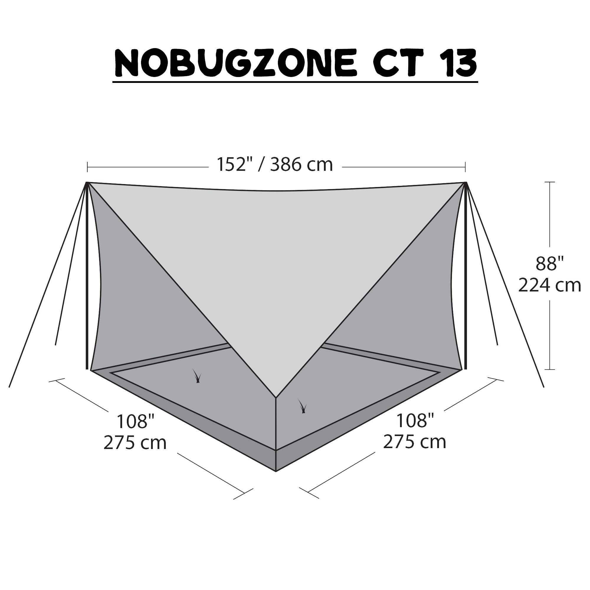 Eureka! NoBugZone CT 13 Screened Bug Shelter for Camping and Picnics