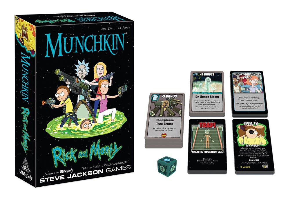 MUNCHKIN: Rick And Morty Card Game | Rick and Morty Adult Swim Munchkin Board Game | Officially Licensed Rick and Morty Merchandise | Munchkin Game from Steve Jackson Games