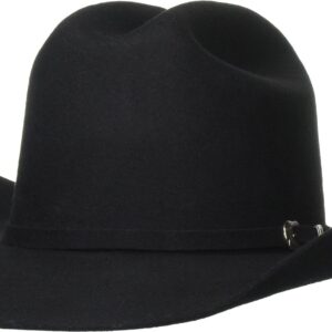 ARIAT Men's Wool Cowboy Hat, Black, 7 1/4