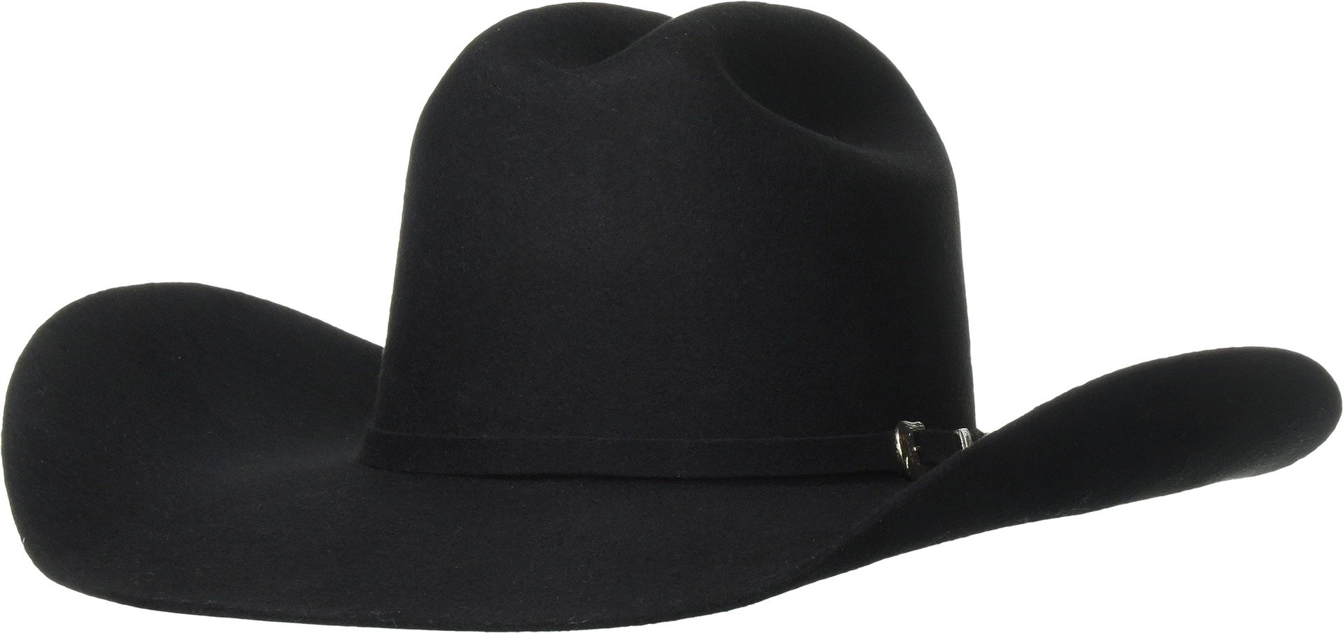 ARIAT Men's Wool Cowboy Hat, Black, 7 1/4