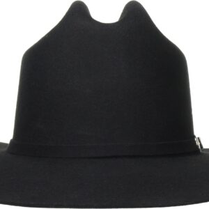 ARIAT Men's Wool Cowboy Hat, Black, 7 1/4