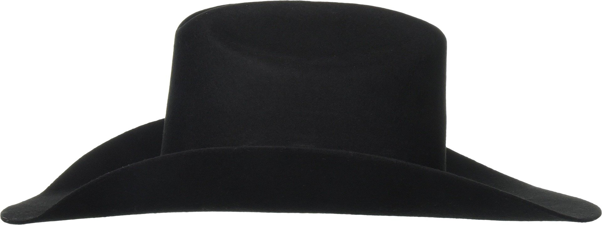 ARIAT Men's Wool Cowboy Hat, Black, 7 1/4