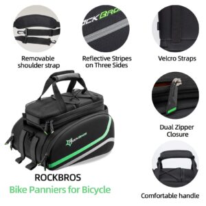 ROCKBROS Bike Trunk Bag 17L-45L Rear Rack Bags for Bicycles Waterproof