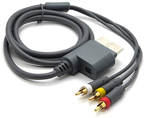 CHILDMORY AV Audio Video Optical Cable Cord for Xbox 360 Console Video Game