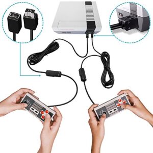 Extension Cables Compatible with Nintendo NES Classic Mini Edition Controller, SENHAI 2 Pack 10ft / 3m Extending Cords for Classic Edition Controller-2017 Wii Remote and Wii Nunchuck Controller