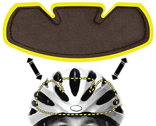 Bicycle & Bike Helmet Sweat Liner by NoSweat - Made in USA - Patented SweatLock Technology