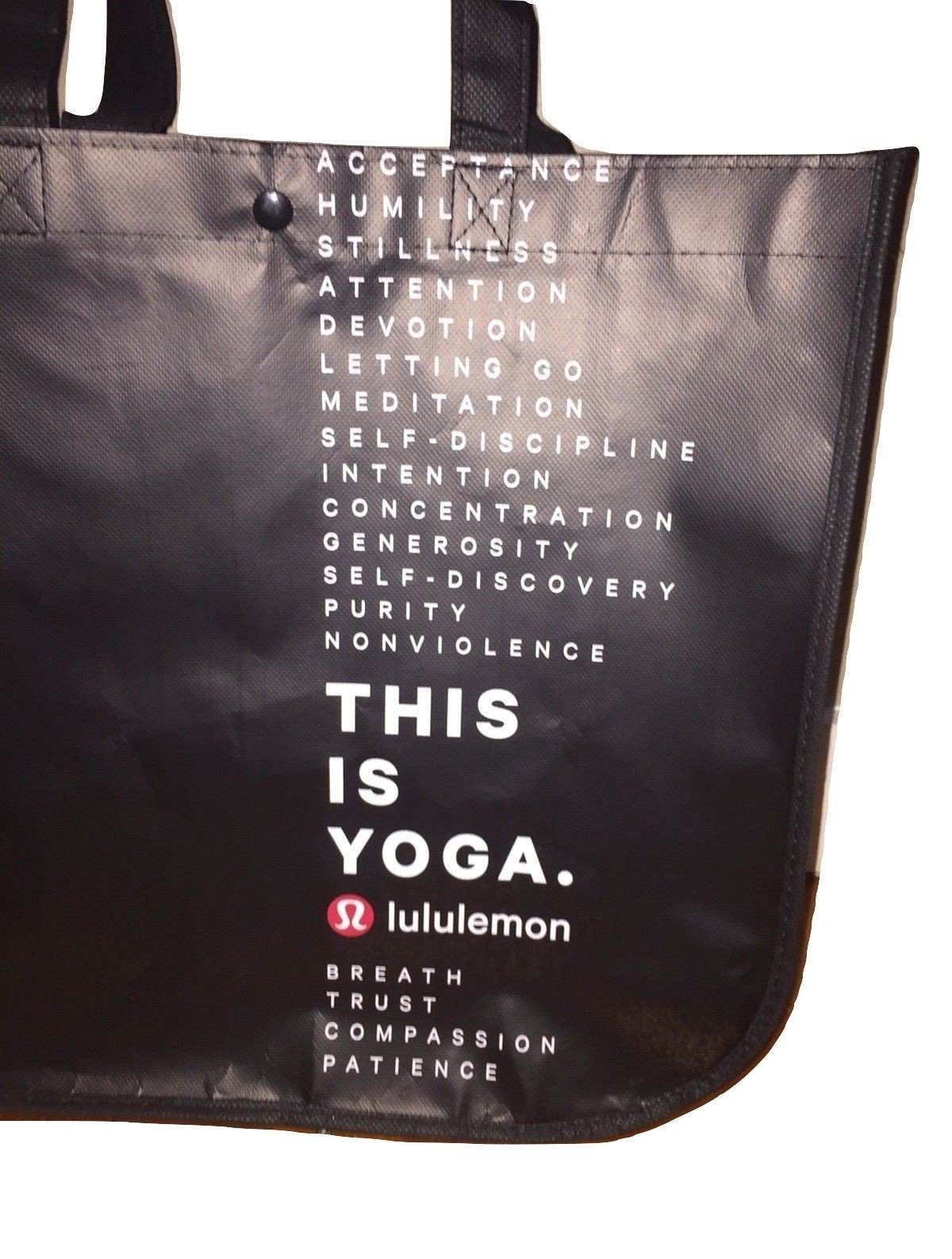 lululemon Holiday Special Edition LARGE Reusable Tote Carryall Gym Bag