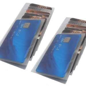 Set of 2 Clear Premium Quality Checkbook Wallet Insert from AG Wallets