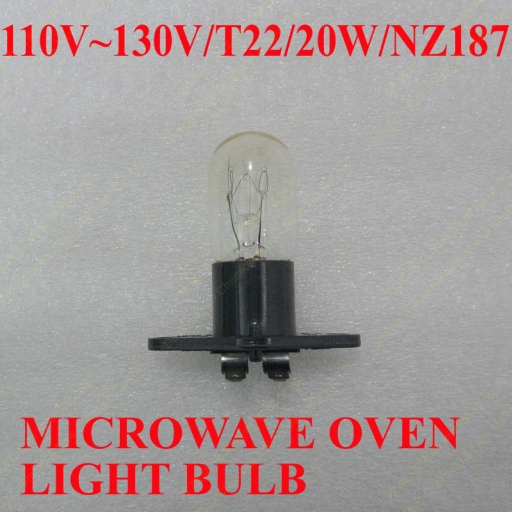 WSDCN.COM 2 Pack, Fulfilled by Amazon, New Microwave Oven Light Bulb Lamp Globe Z187 125V 20W