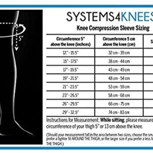 Knee Compression Sleeve - Relief for Knee Arthritis, Pain, Soreness, Injury (XXXL)