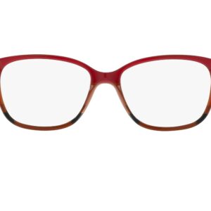 Coach HC6103 Prescription Eyewear Frames, Burgundy Tortoise Gradient/Demo Lens, 54 mm