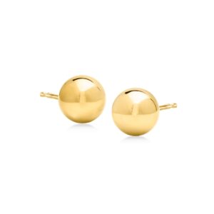 Ross-Simons 14kt Yellow Gold Ball Stud Earrings