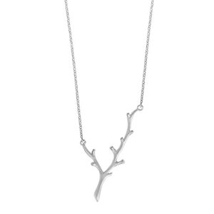 Boma Jewelry Sterling Silver Branch Necklace, 18 Inches