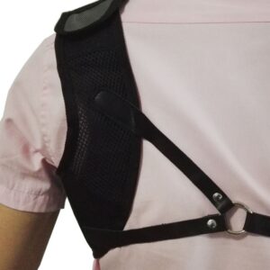 Archery Chest Protector Guard Nylon Shooting Hunting Chest Guard 1 Piece for Left Side and Right Hand (Left Side)