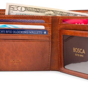 Bosca Men’s Wallet, Dolce Leather Executive I.D. Wallet