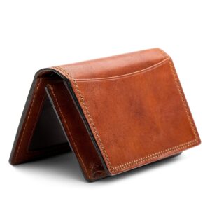 Bosca | Men’s 2 Pocket Card Case Wallet w/I.D. Window in Dolce Italian Leather