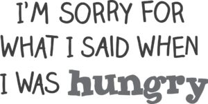 wallpops dwpq2379 hungry wall quote, black