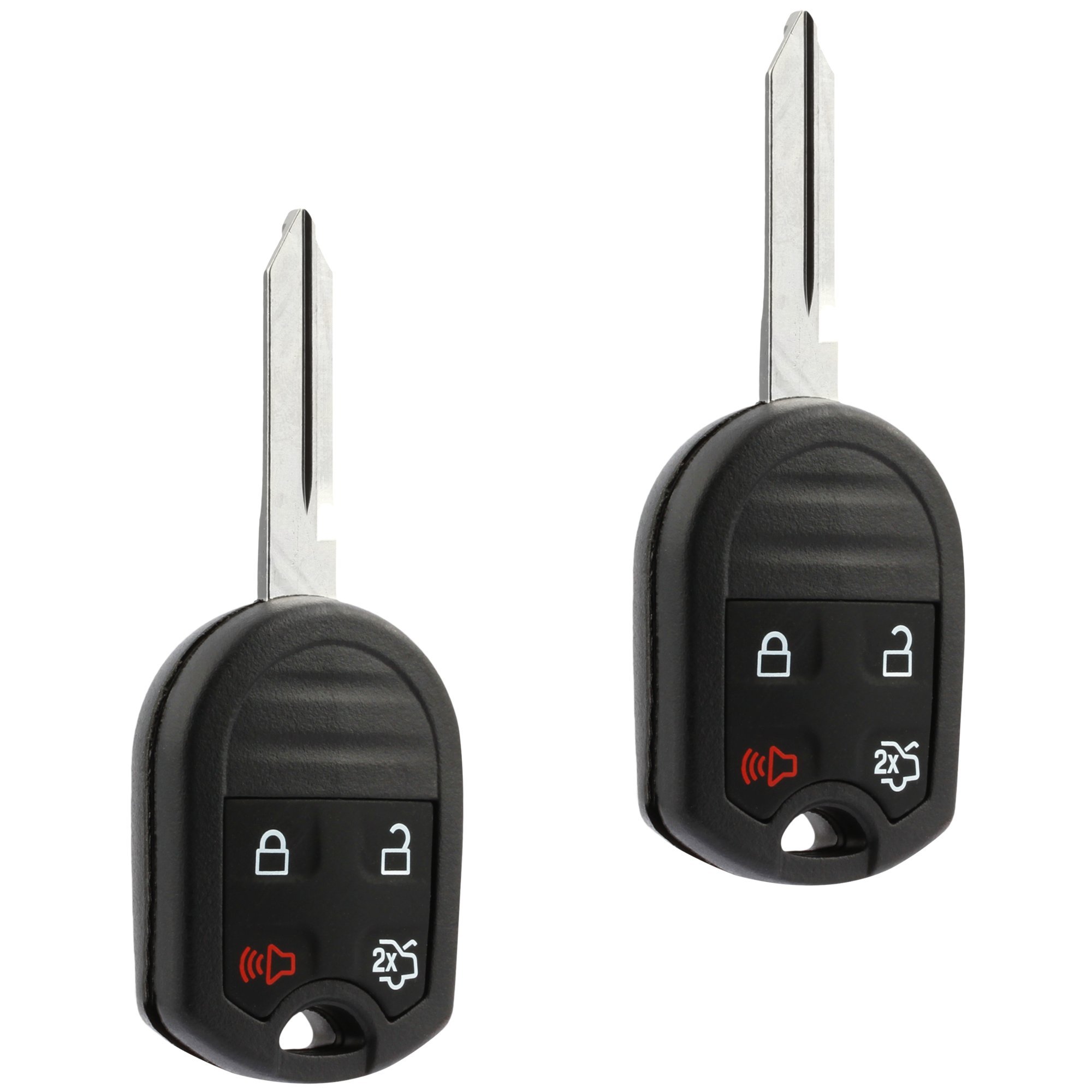 Car Key Fob Keyless Entry Remote fits Ford, Lincoln, Mercury, Mazda (CWTWB1U793 4-btn) - Guaranteed to Program