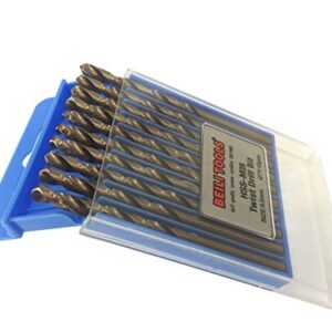 BEILI TOOLS HSS M35 Cobalt Twist Drill Bits, Pack of 10 (5.5mm, 7/32")