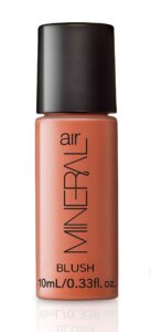 mineral blush – airbrush blush makeup (rose petal) buildable 10-hour liquid cheek color for mineral air mist device— 10 ml, travel size