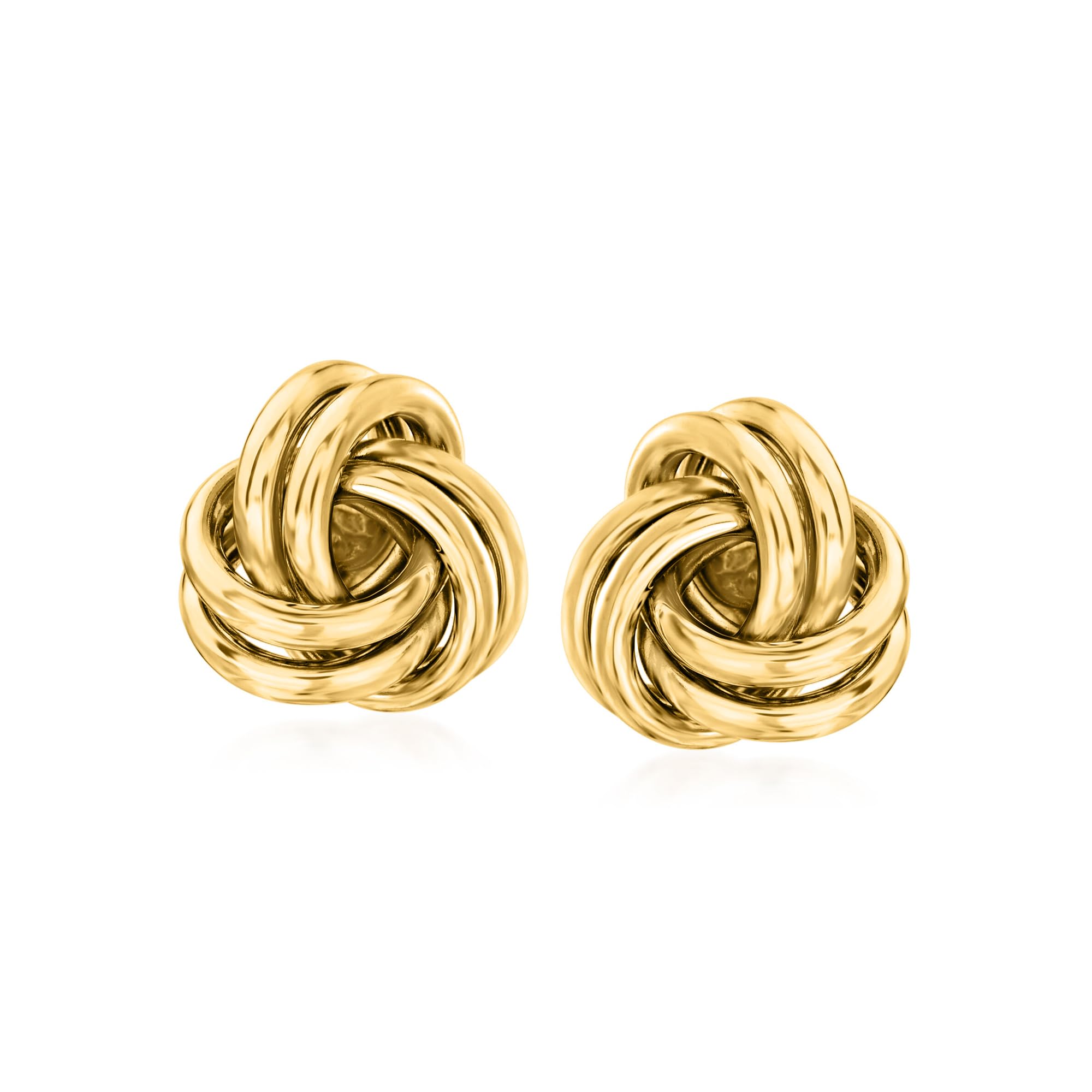 Ross-Simons 14kt Yellow Gold Love Knot Stud Earrings