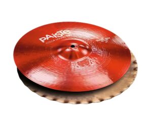 paiste 14 inches color sound 900 red sound edge hi-hat cymbals