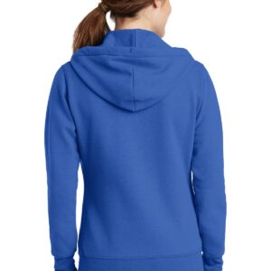 Port & Company Ladies Fleece Pullover Hooded Sweatshirt Royal