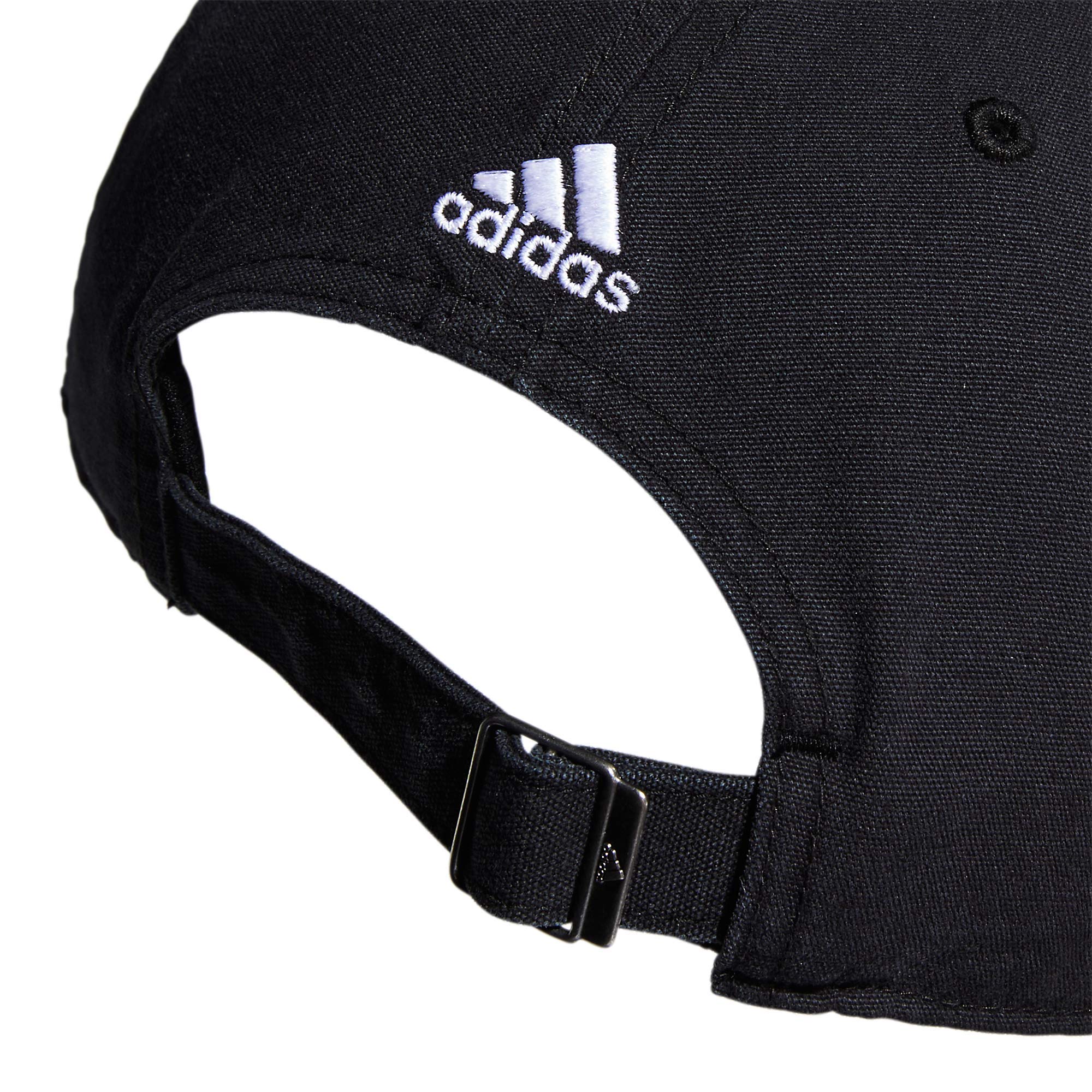 adidas Men's Ultimate 2.0 Relaxed Adjustable Cotton Cap, Black/White, One Size