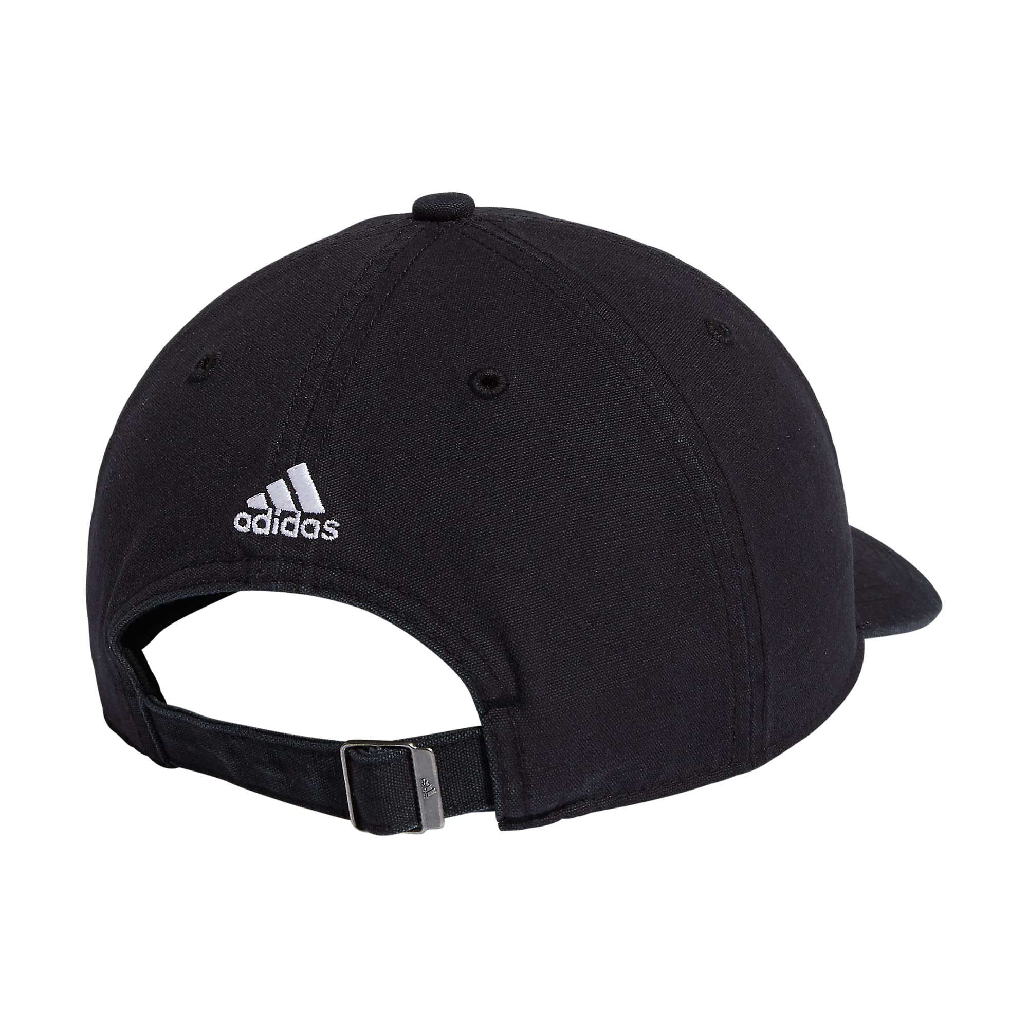 adidas Men's Ultimate 2.0 Relaxed Adjustable Cotton Cap, Black/White, One Size