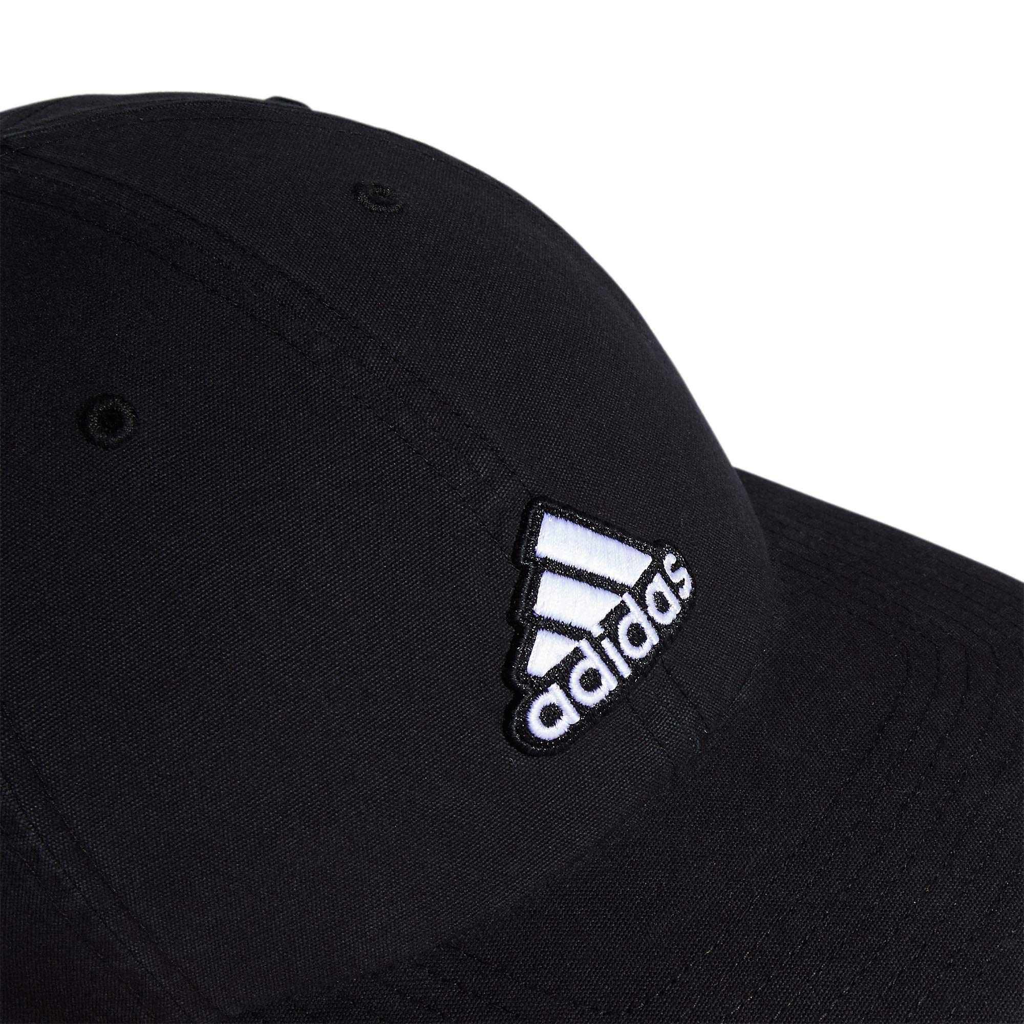 adidas Men's Ultimate 2.0 Relaxed Adjustable Cotton Cap, Black/White, One Size