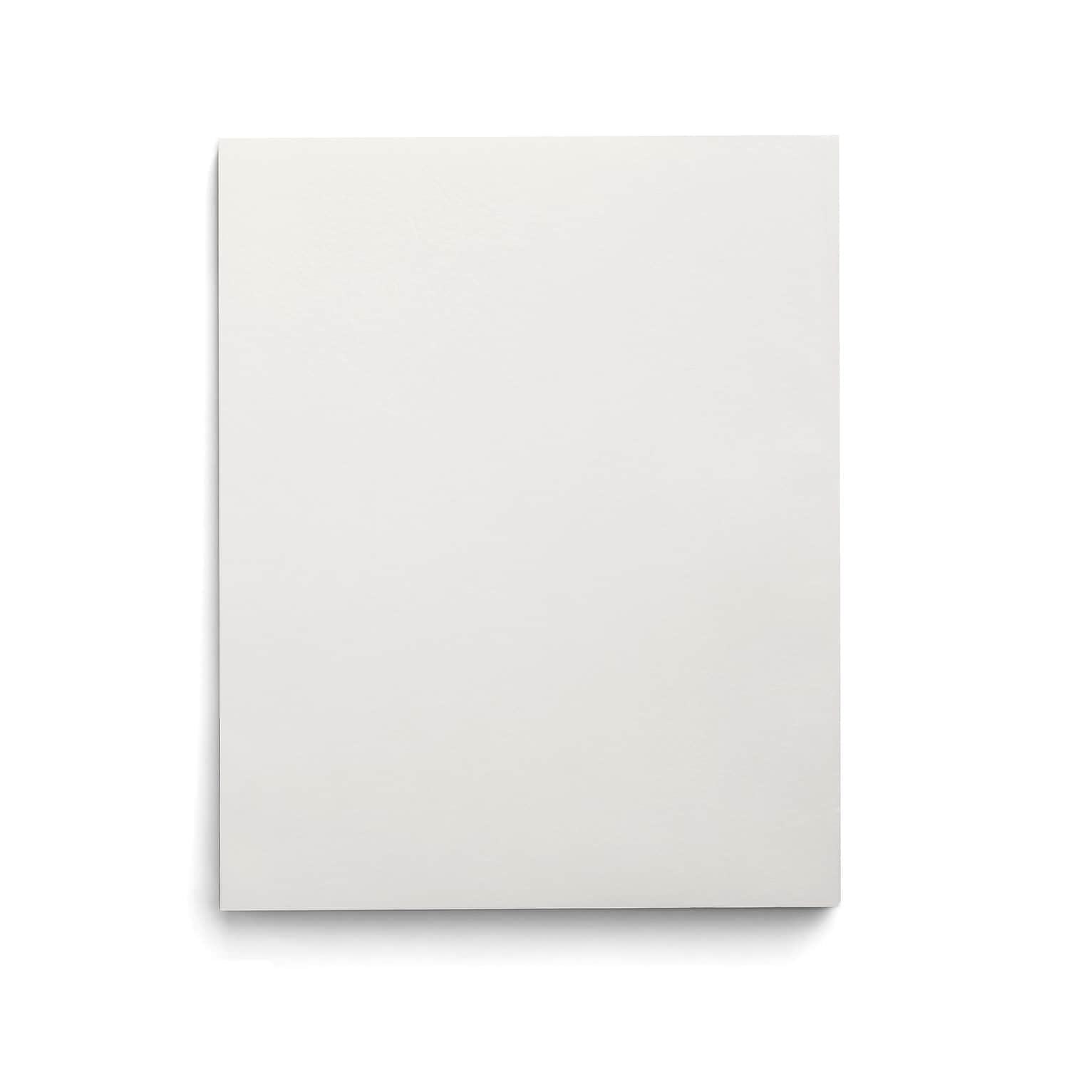 Staples 578542 School Grade 2 Pocket Folder White 25/Box (50760/27537-CC)