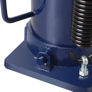 TCE TCE31001 Torin Pneumatic Air Hydraulic Bottle Jack with Manual Hand Pump, 20 Ton (40,000 lb) Capacity, Blue