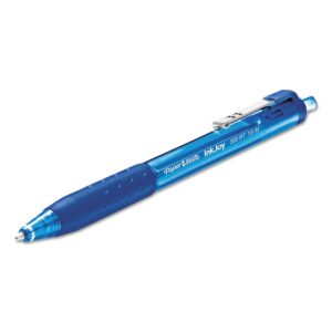 Paper Mate® InkJoy™ 300 RT Retractable Pens, Medium Point, 1.0 mm, Translucent Blue Barrels, Blue Ink, Pack Of 12