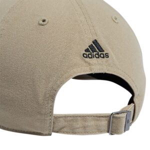 adidas Men's Ultimate 2.0 Relaxed Adjustable Cotton Cap, Washed Khaki/Black, One Size