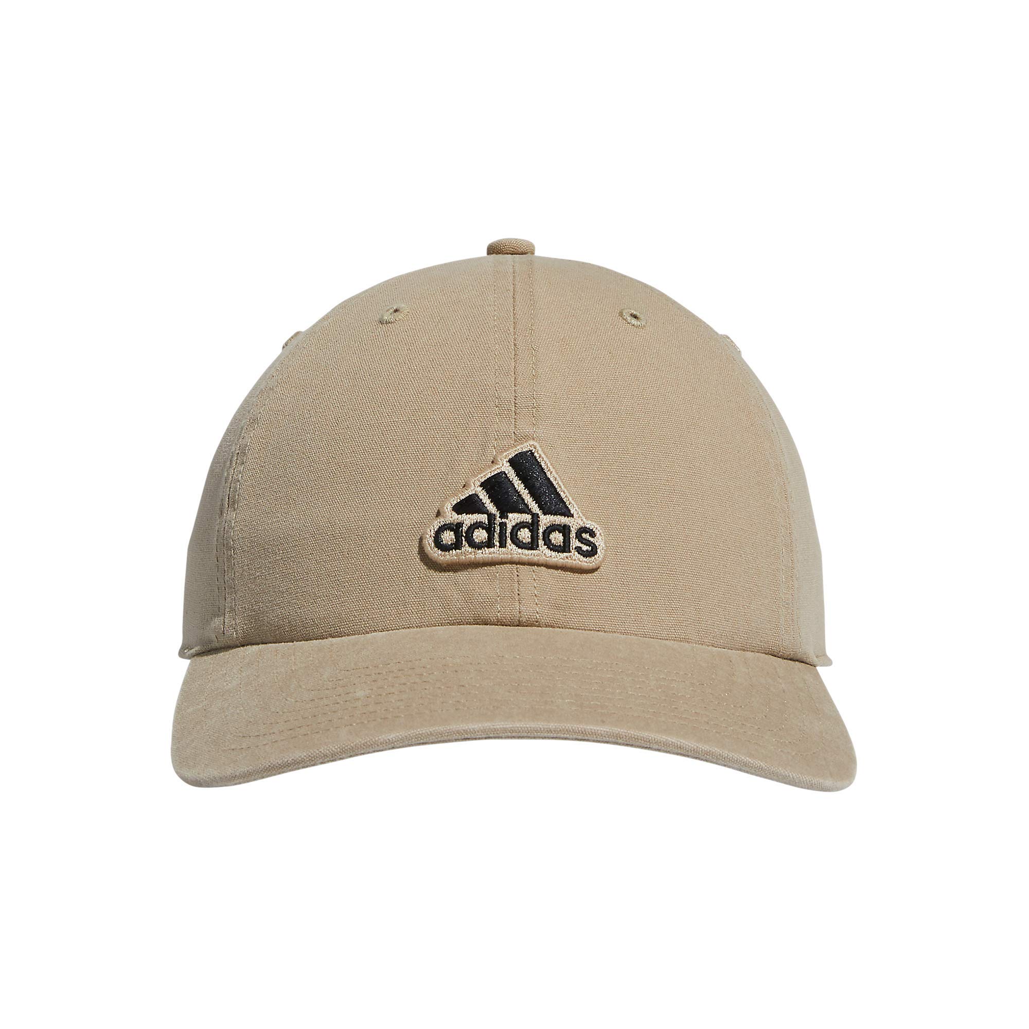 adidas Men's Ultimate 2.0 Relaxed Adjustable Cotton Cap, Washed Khaki/Black, One Size