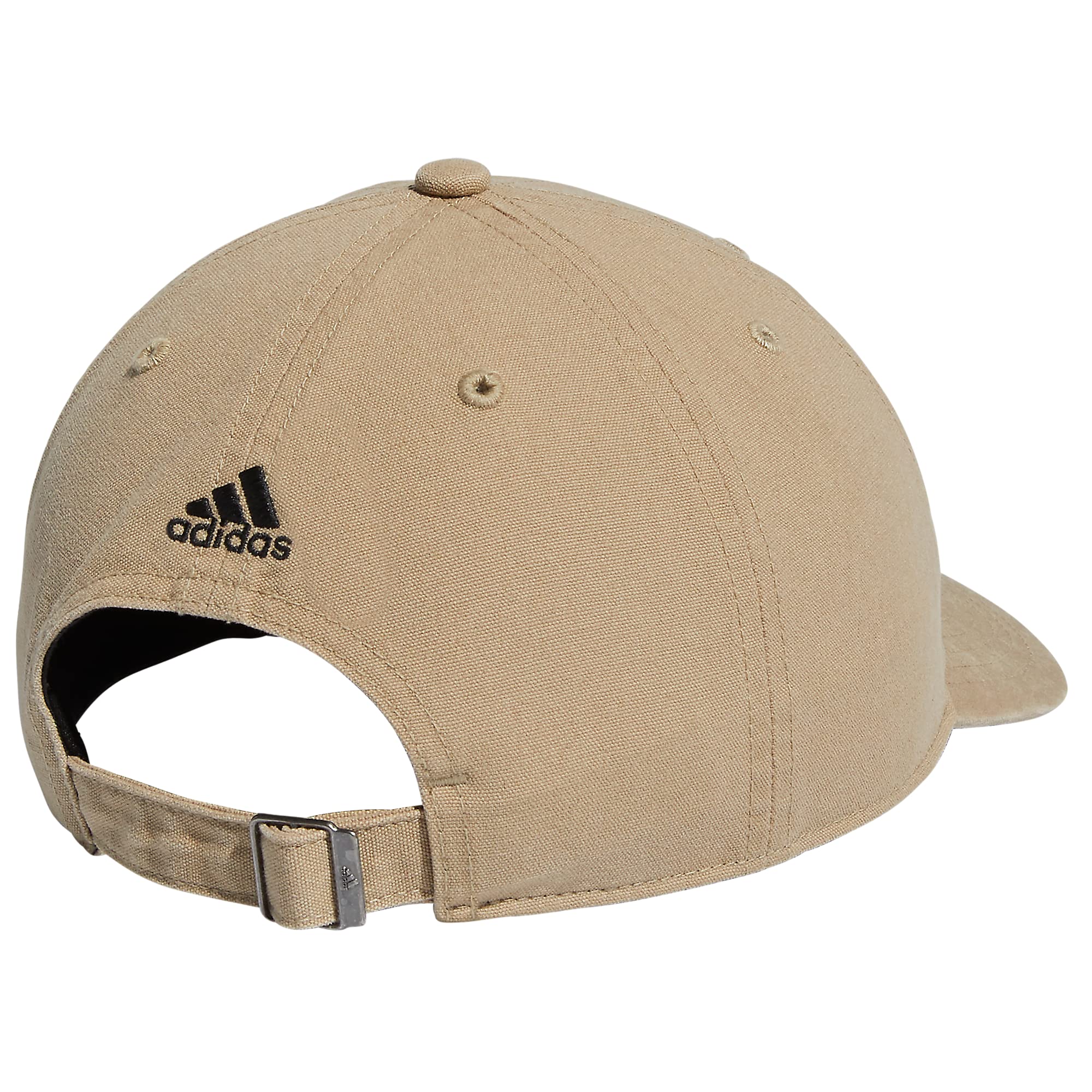 adidas Men's Ultimate 2.0 Relaxed Adjustable Cotton Cap, Washed Khaki/Black, One Size