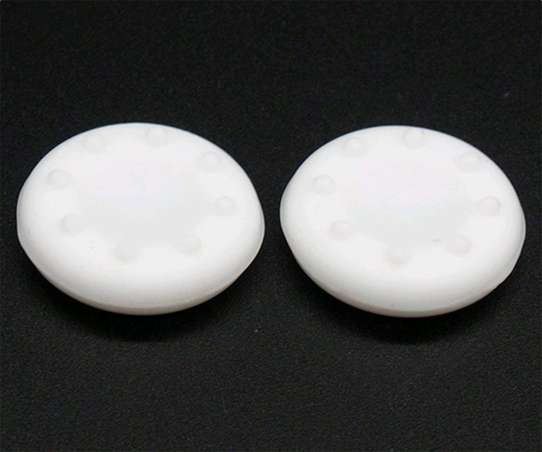 Analog Silicone Thumb Stick Grip Joystick Caps Cover for PS4 PS3 Xbox 360 Xbox One Game Controllers (2 x White)