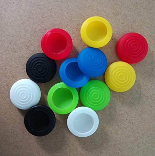 Analog Silicone Thumb Stick Grip Joystick Caps Cover for PS4 PS3 Xbox 360 Xbox One Game Controllers (Black)