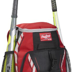 Rawlings | R400 Backpack Equipment Bag | Scarlet