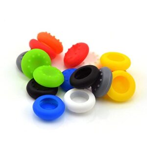 10 x Analog Controller Thumb Stick Grips Thumbsticks Joystick Cap Cover for PS4 PS3 for Xbox 360 Xbox One (Black)